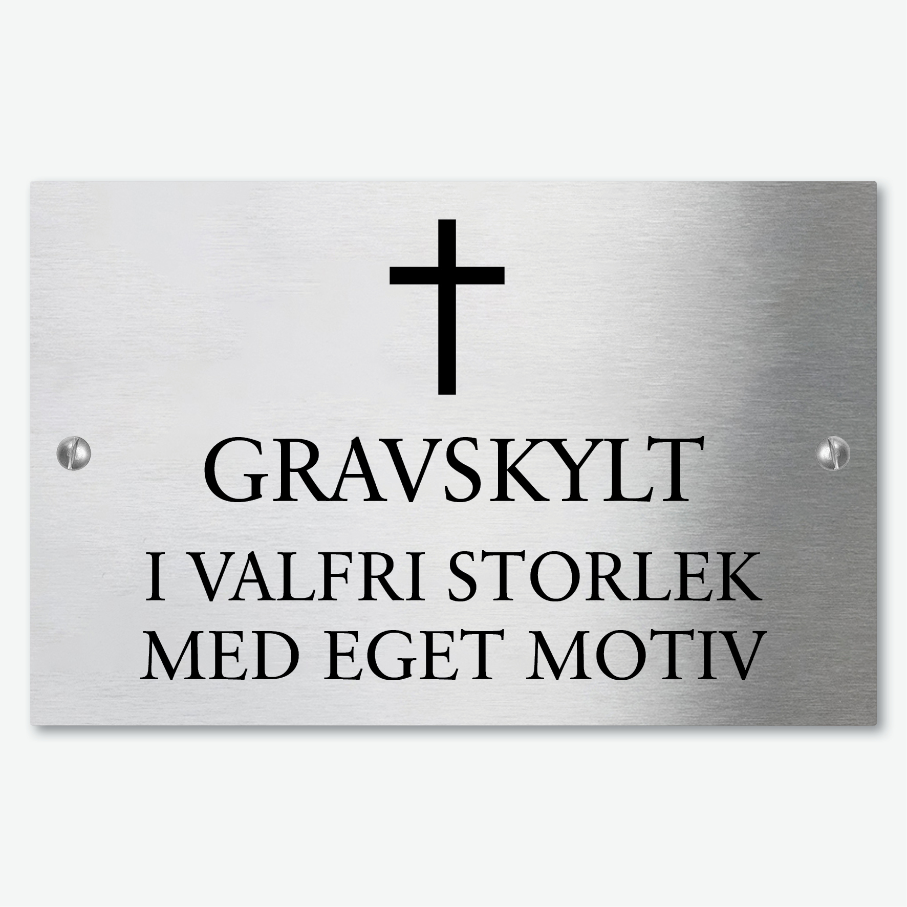 Graverat motiv i 2 mm stål, Valfri storlek och motiv.