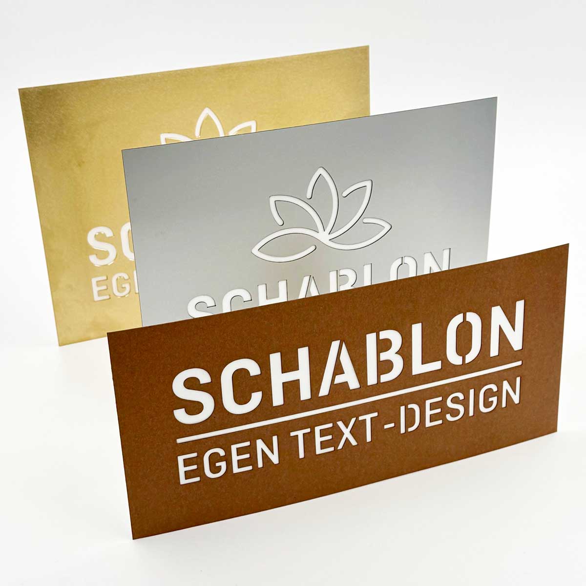 Beställ din egen Schablon med valfri design