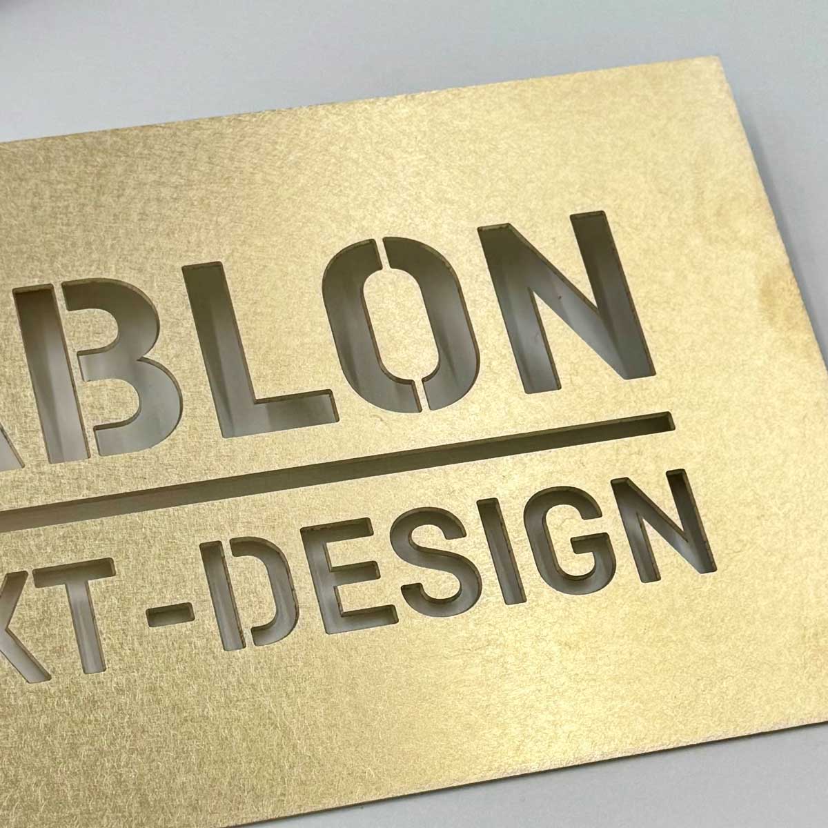 Beställ din egen Schablon med valfri design